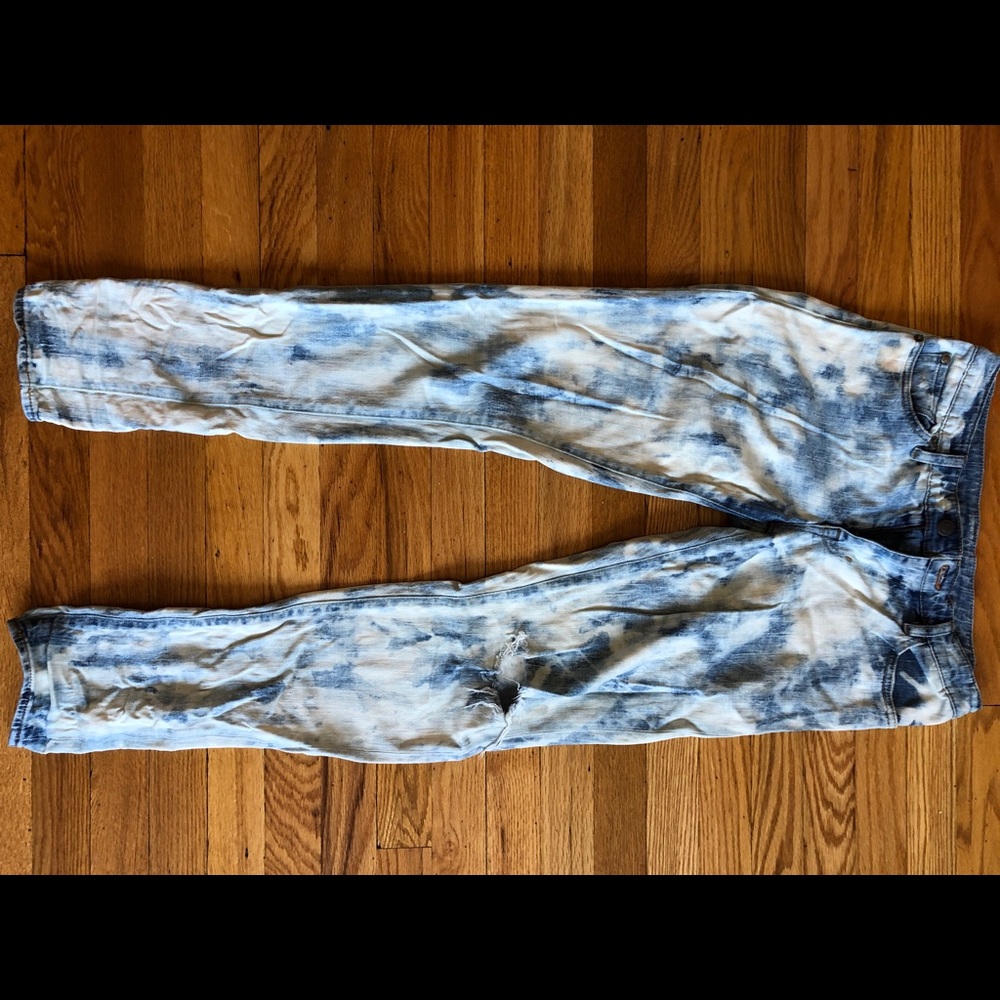RL Denim and Supply faded/bleached out jeans